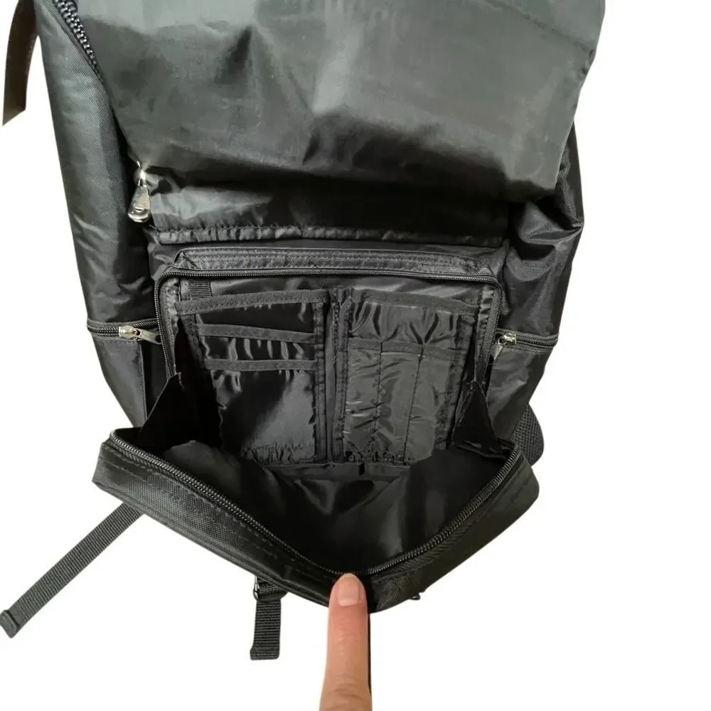 Perry‎ Ellis Portfolio Computer Backpack cushioned top handle black New